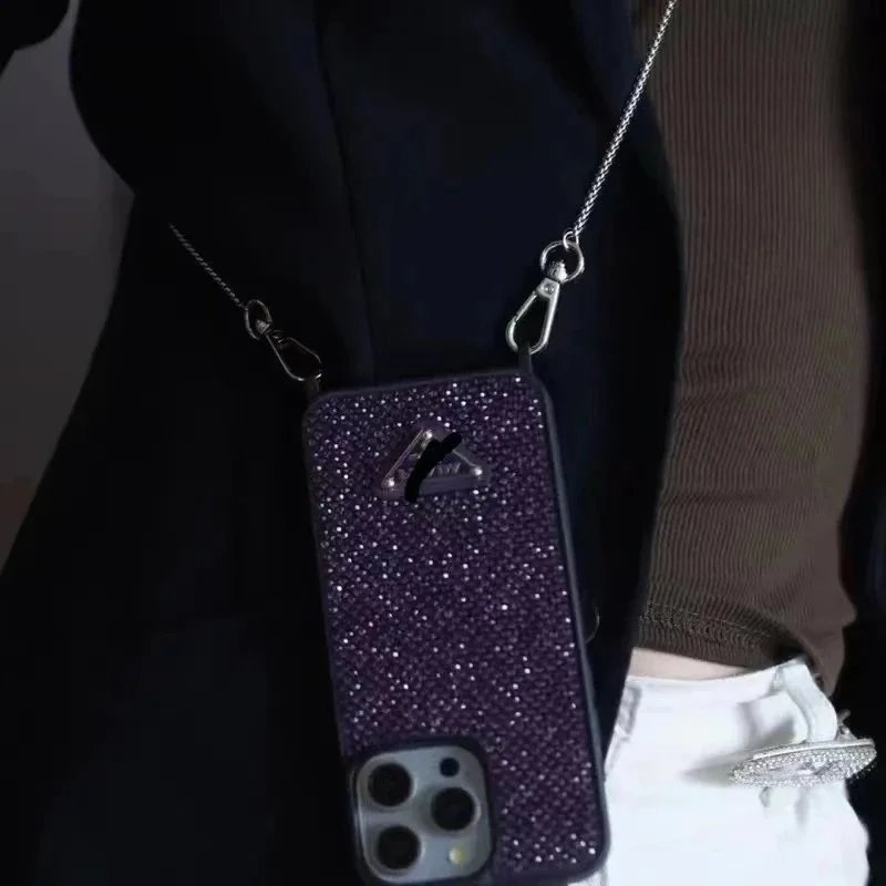 暗紫满钻+斜挎调节链 暗紫满钻+斜挎调节链